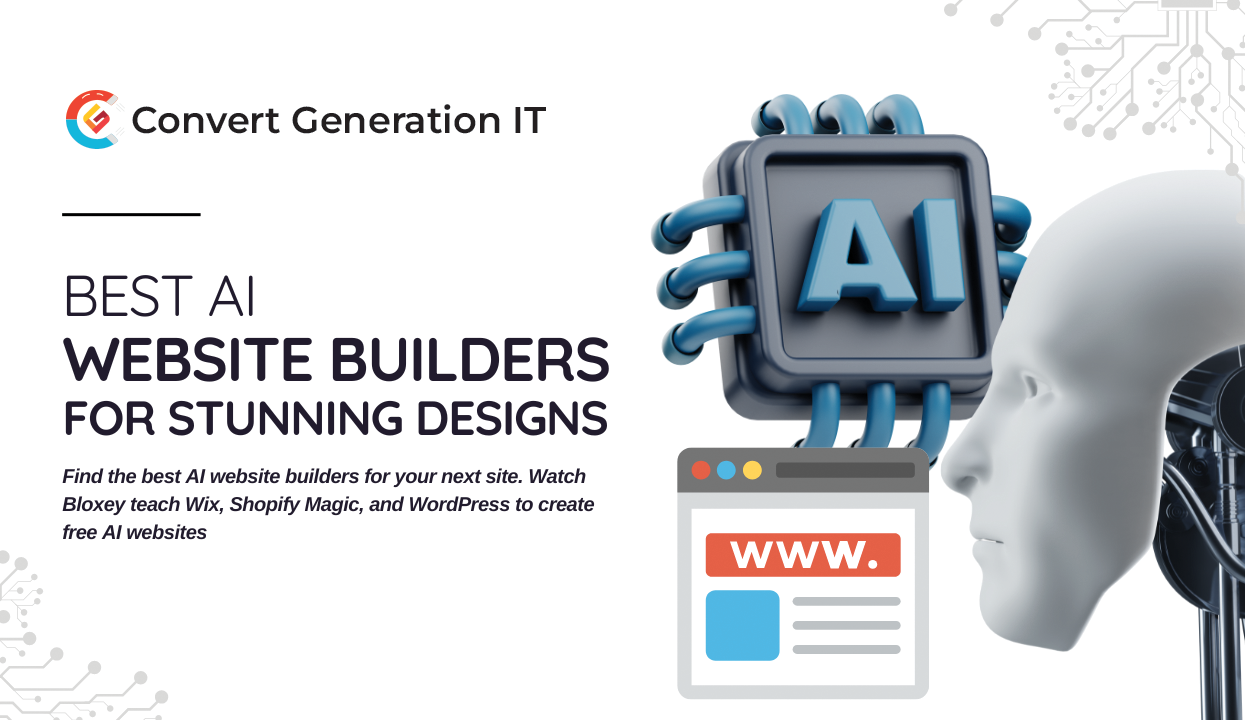 Best AI Website Builders for Stunning Designs