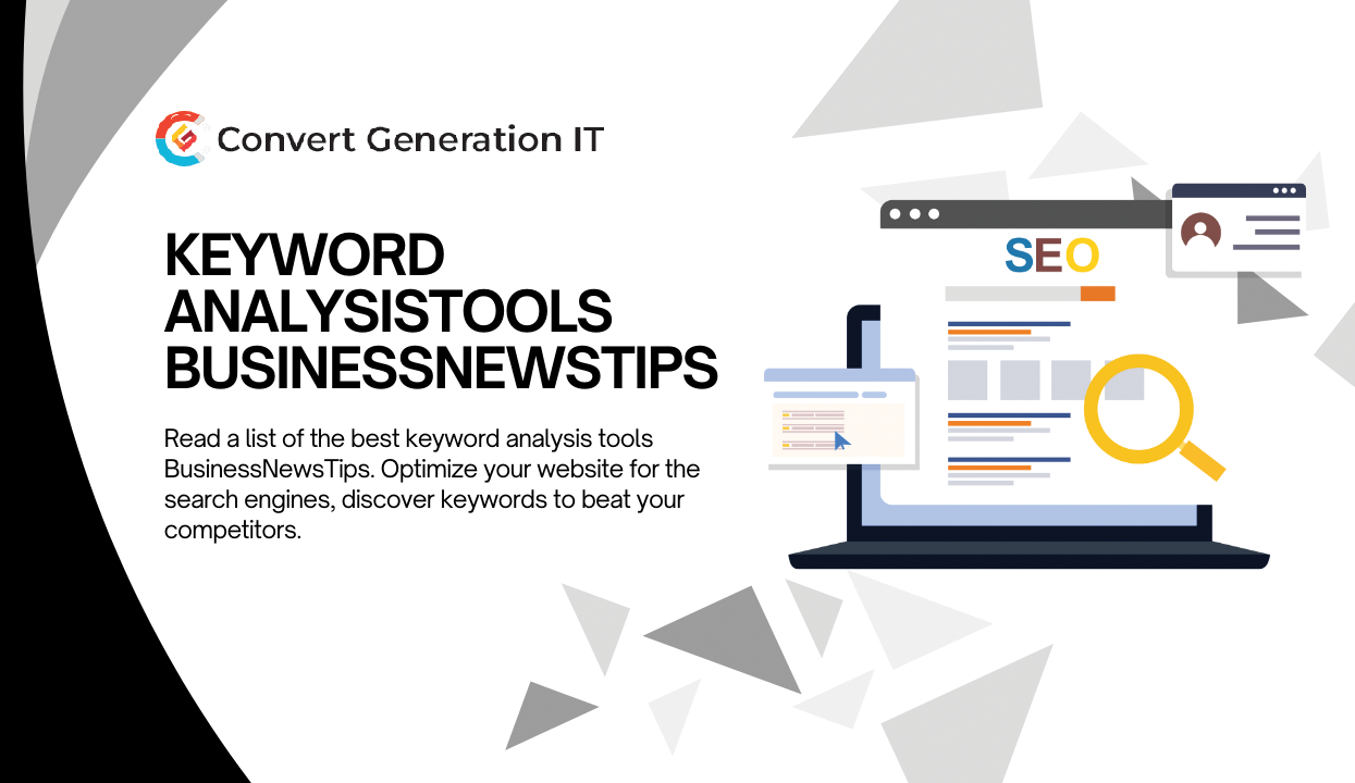 Keyword Analysis Tools BusinessNewsTips