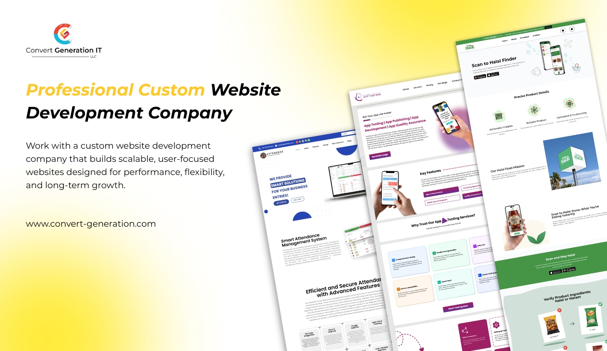 Custom Website Development Company